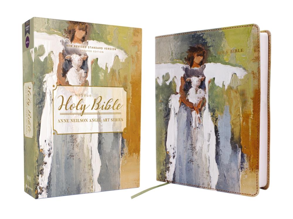 NRSVue, Holy Bible, Anne Neilson Angel Art Series, Leathersoft, Multi-Color, Comfort Print, 9780310461579