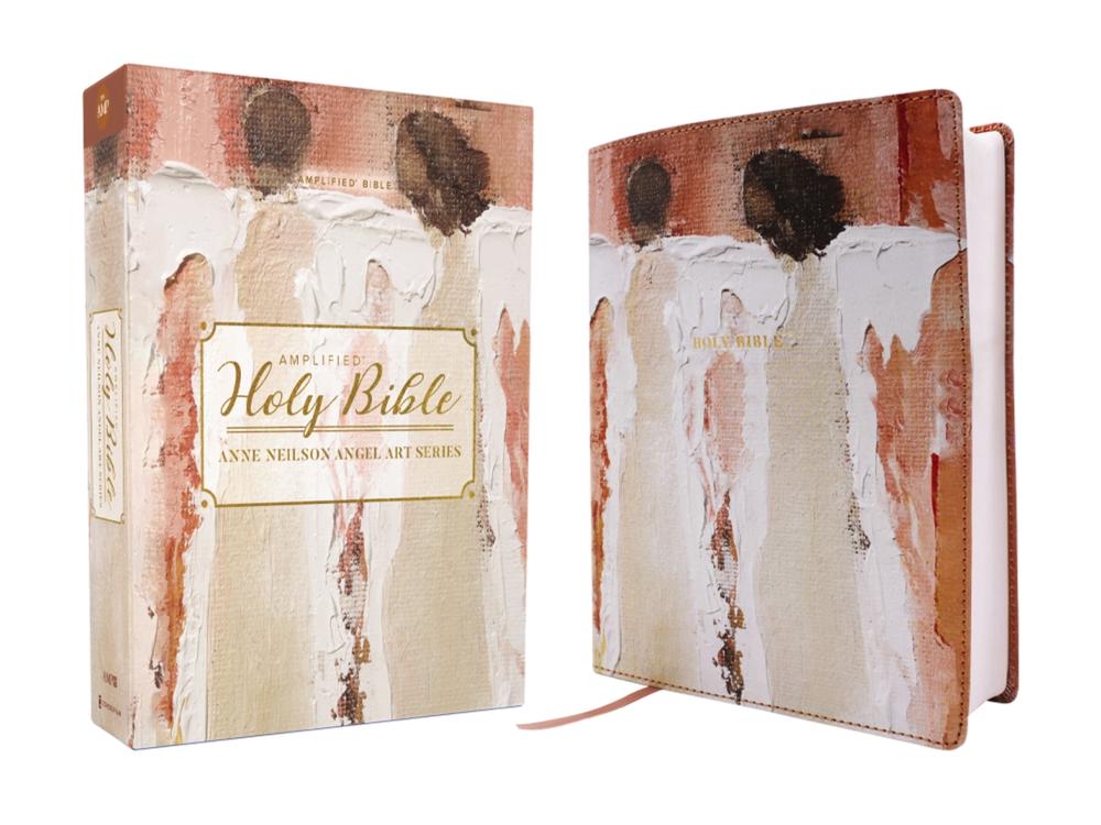 Amplified Holy Bible, Anne Neilson Angel Art Series, Leathersoft, Blush, 9780310461586