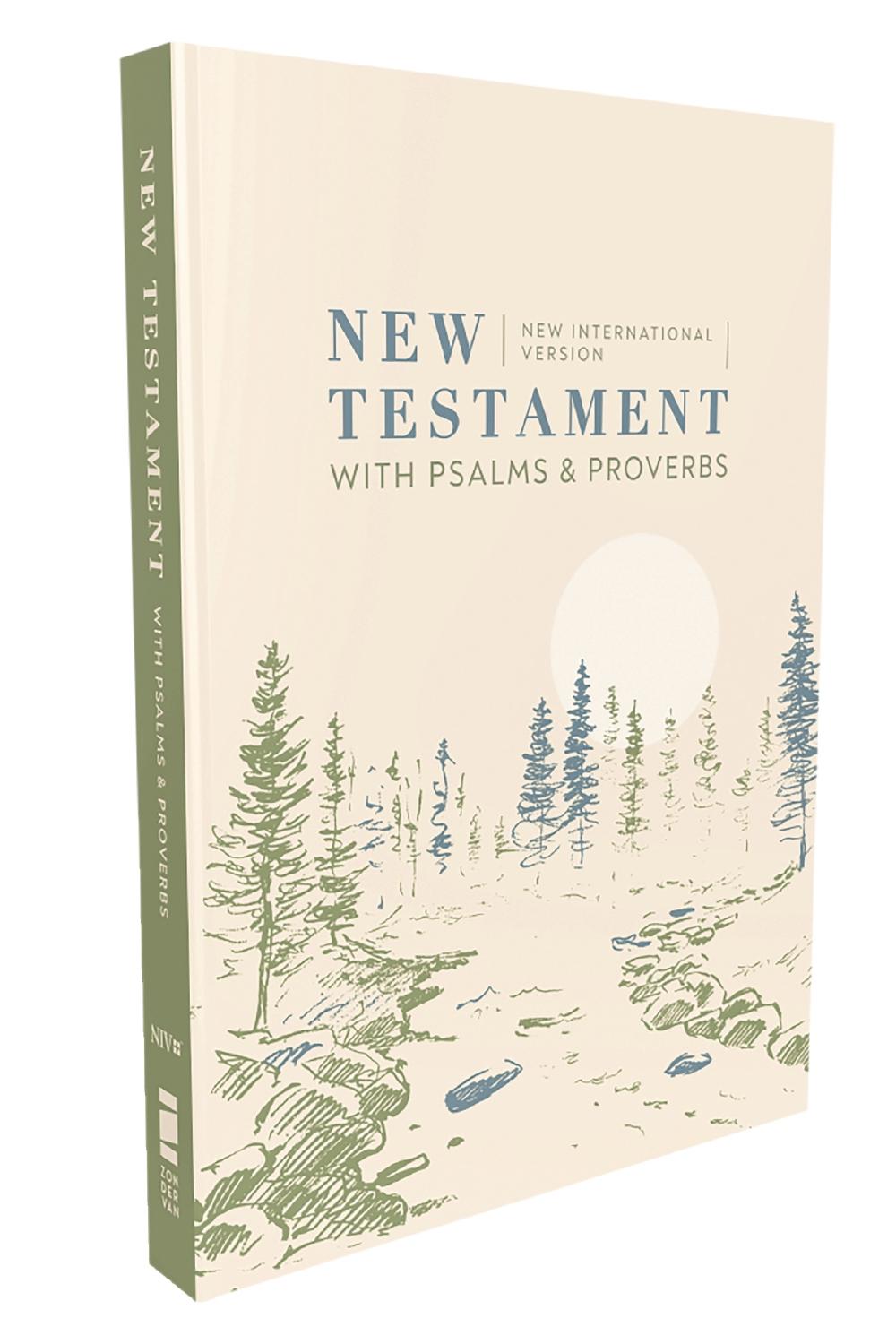 NIV, New Testament with Psalms and Proverbs, Pocket-Sized, Paperback, Tree, Comfort Print, 9780310463986