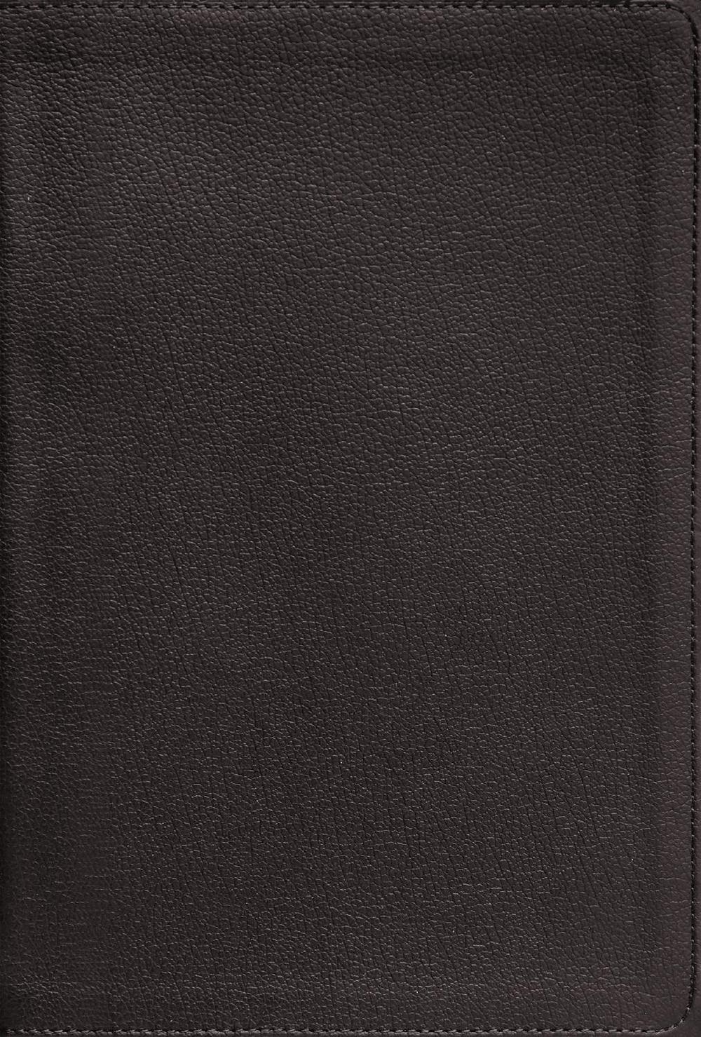 NIV Application Bible, Genuine Leather, Calfskin, Black, Red Letter, Thumb Indexed, Comfort Print, 9780310467755