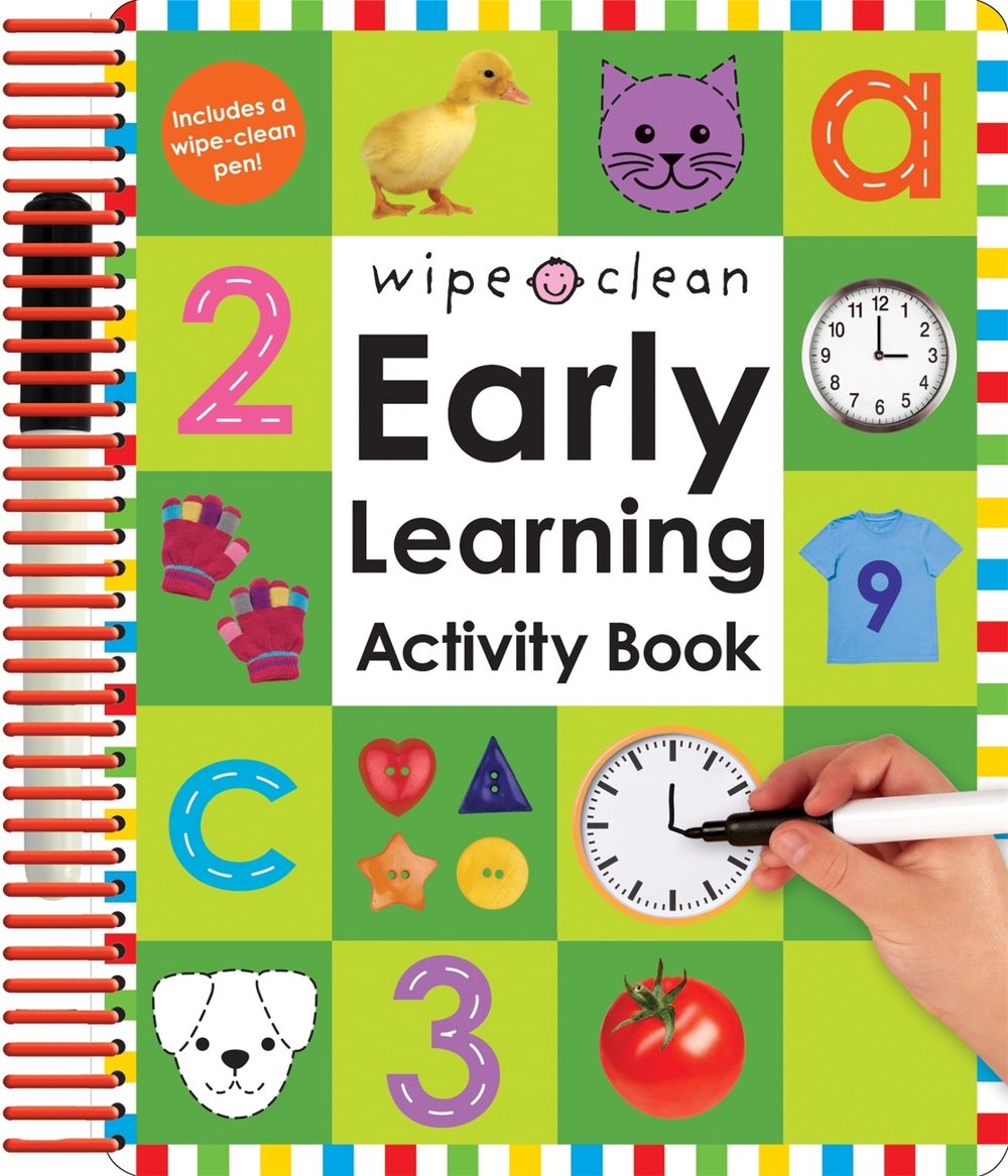 Early Learning Activity Book (Wipe Clean Activity Book) by Roger Priddy - ISBN: 9780312499228