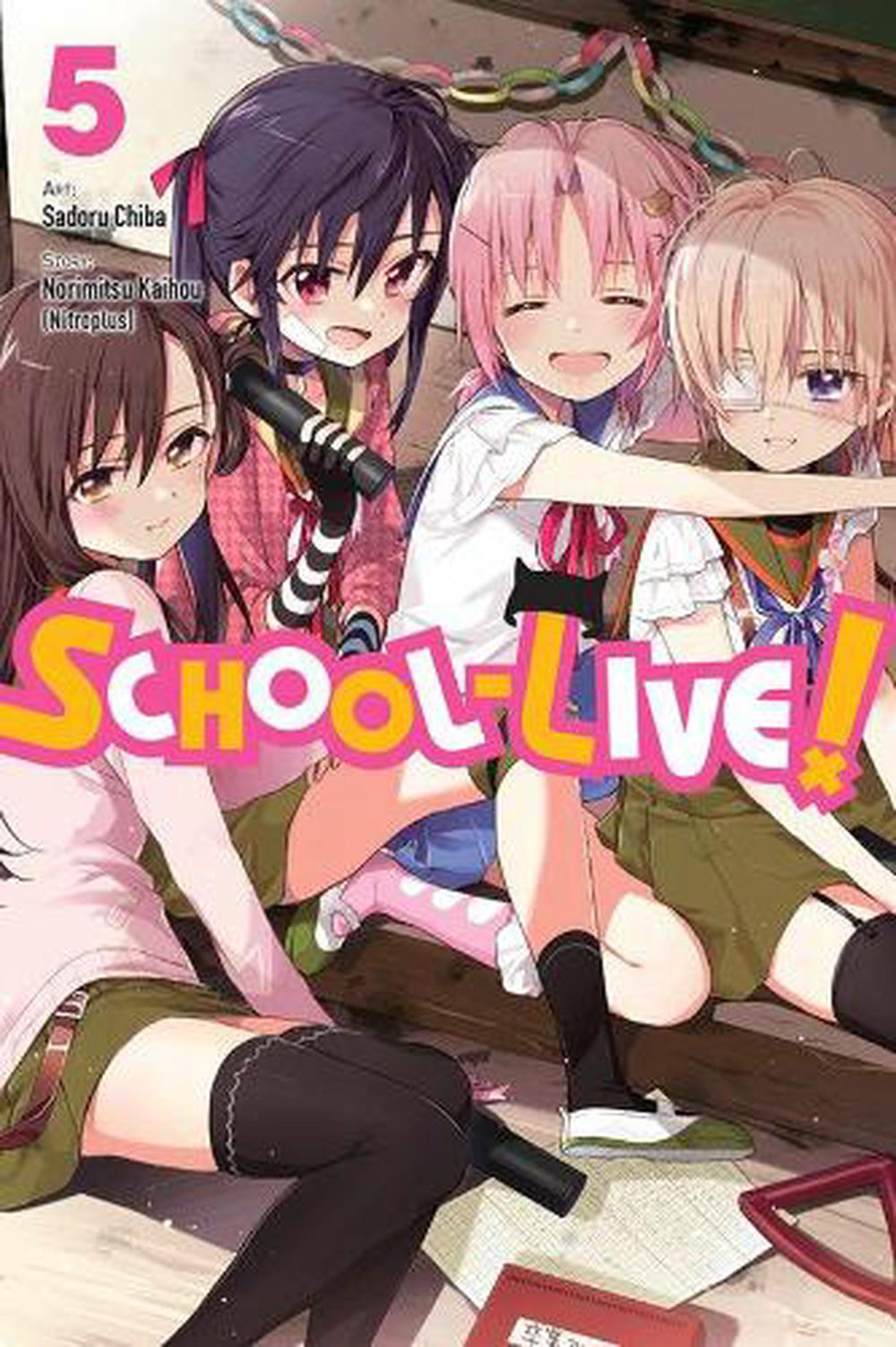 4 Anime Manga Books Sword Art Online, School Live & Clockwork Planet |  eBay