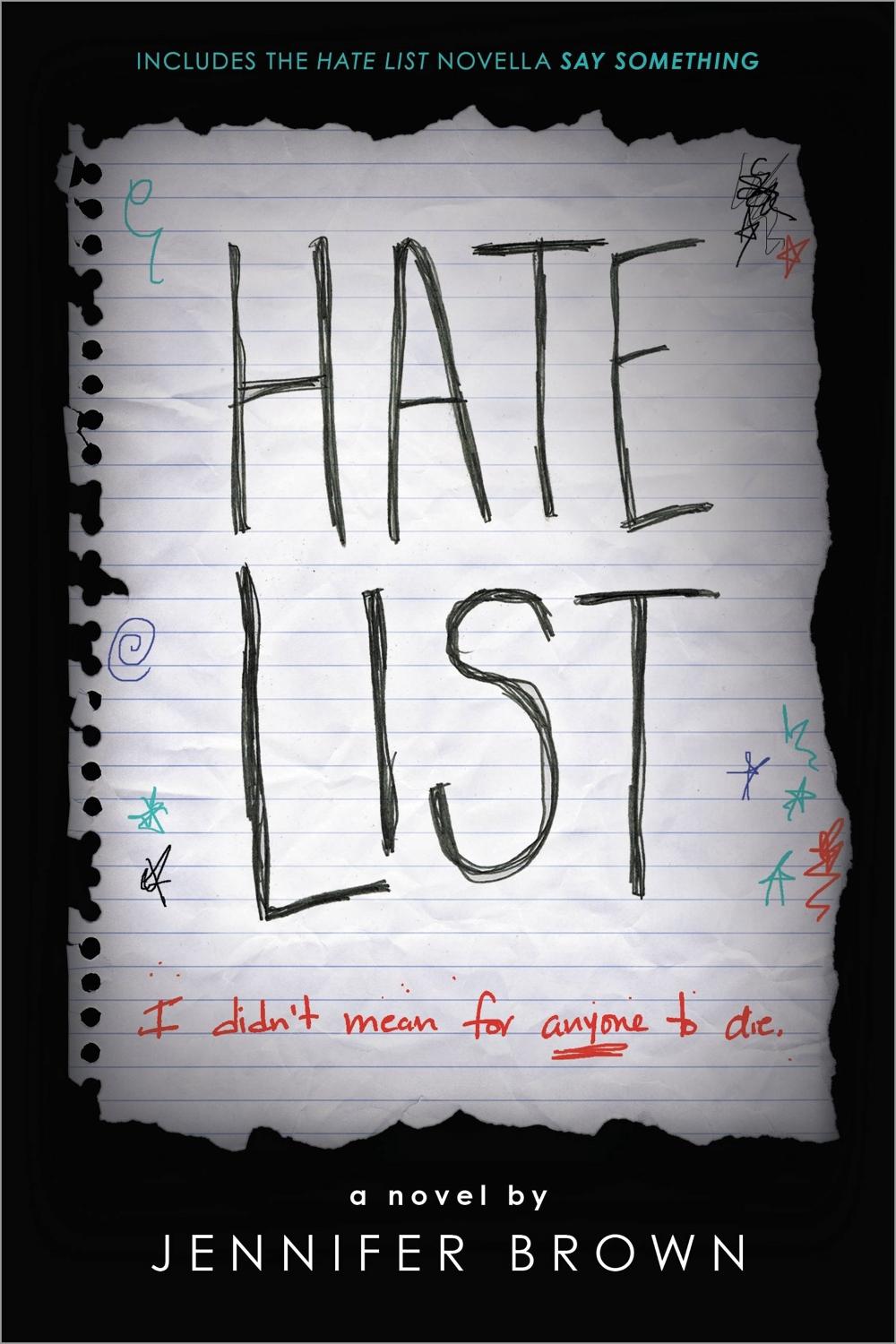 Hate List by Jennifer Brown - ISBN: 9780316556781