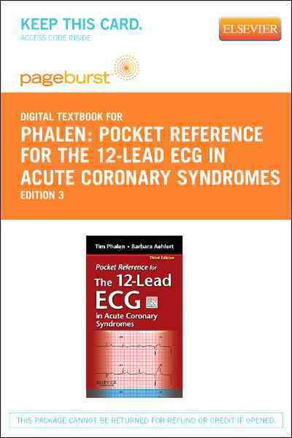 Pocket Reference for the 12-Lead ECG in Acute Coronary Syndromes - Elsevier eBook on Vitalsource (Retail Access Card), 3rd Edition, 9780323095808