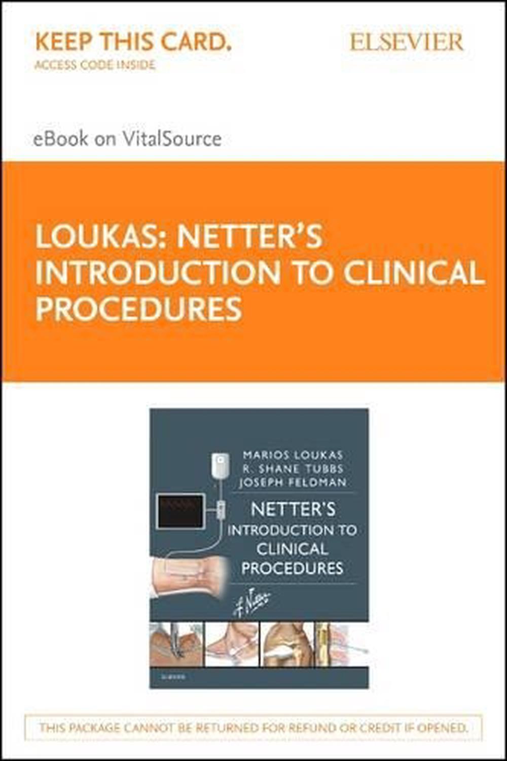 Netter's Introduction to Clinical Procedures Elsevier eBook on Vitalsource (Retail Access Card), 9780323395106