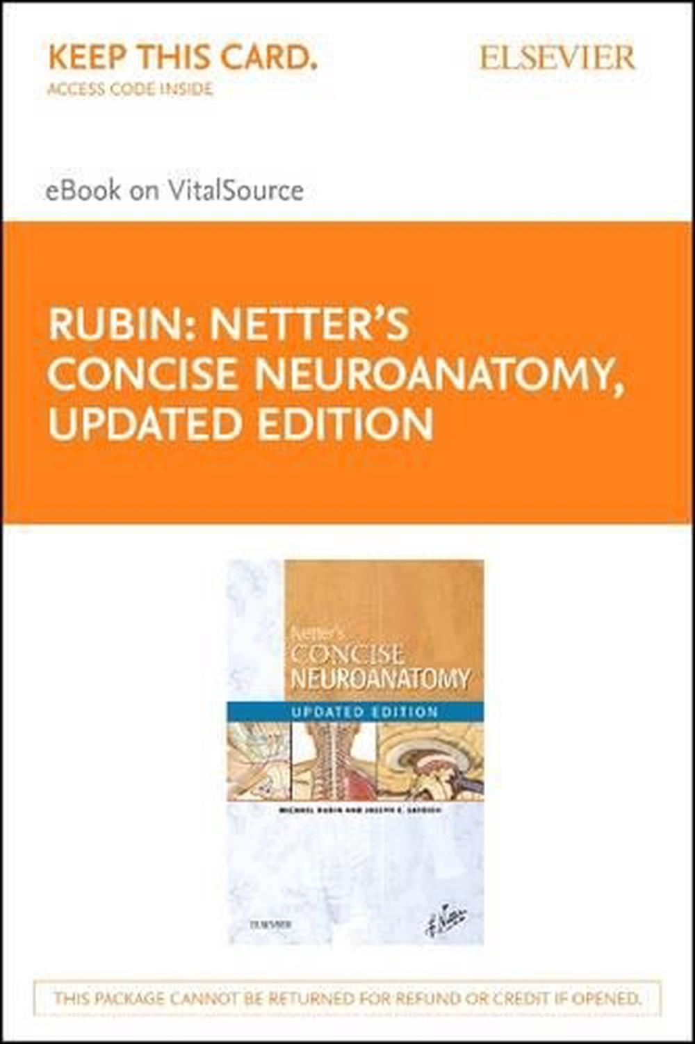 Netter's Concise Neuroanatomy Elsevier eBook on Vitalsource (Retail Access Card), 9780323481984