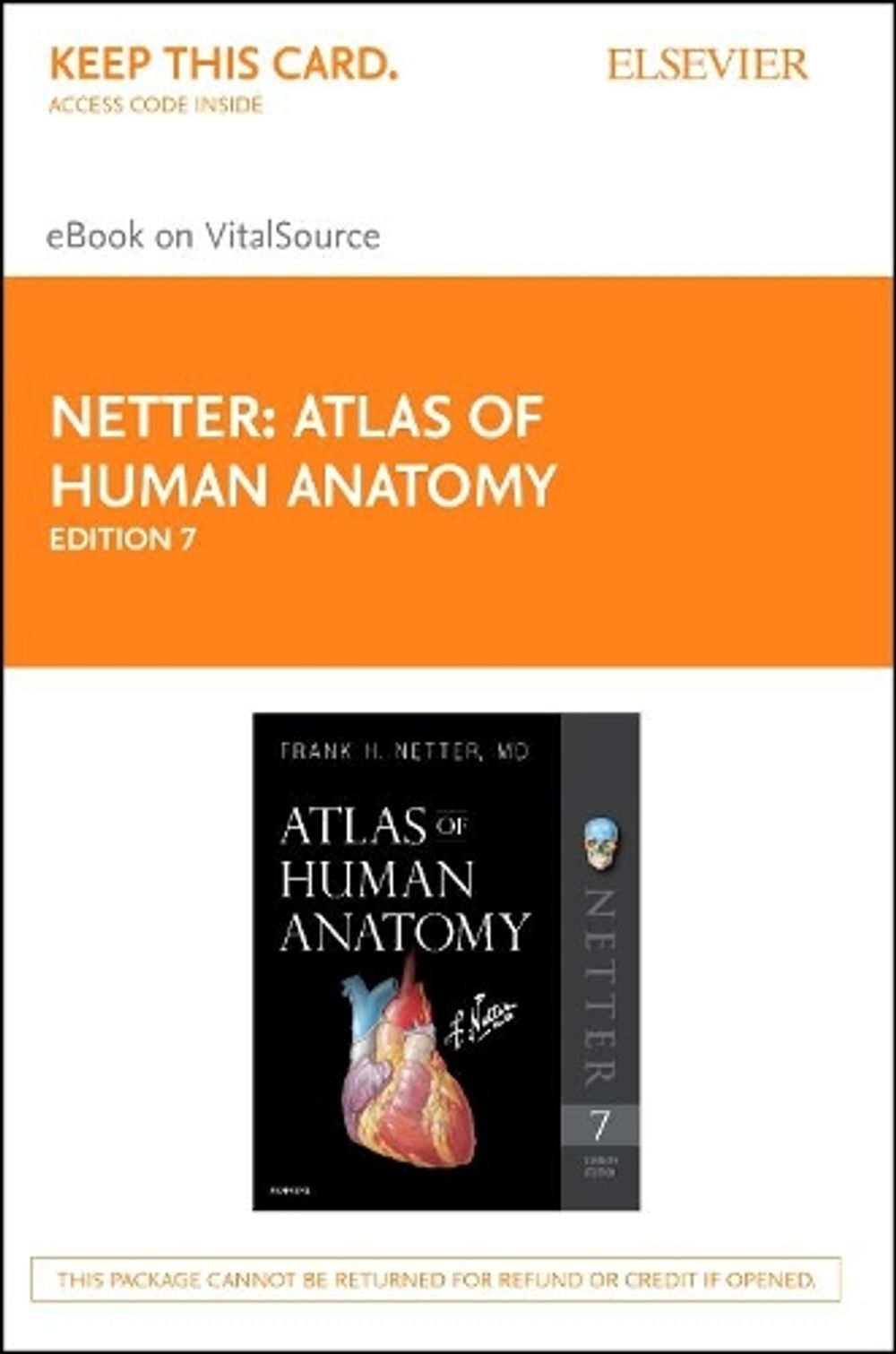Atlas of Human Anatomy Elsevier eBook on Vitalsource (Retail Access ...