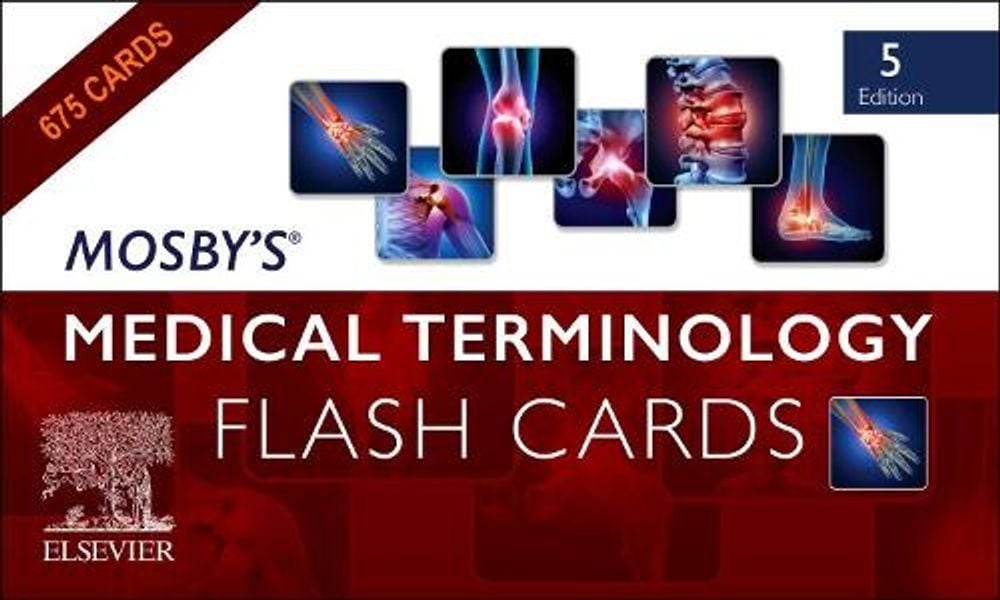 Mosby's® Medical Terminology Flash Cards, 5th Edition by Mosby - ISBN: 9780323762892