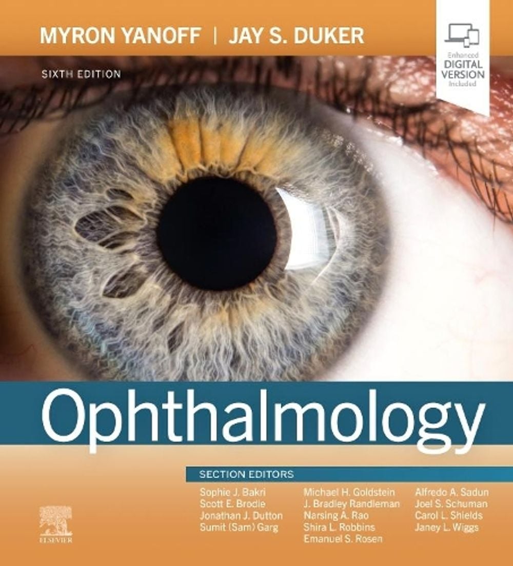 Ophthalmology, 6th Edition by Myron Yanoff - ISBN: 9780323795159