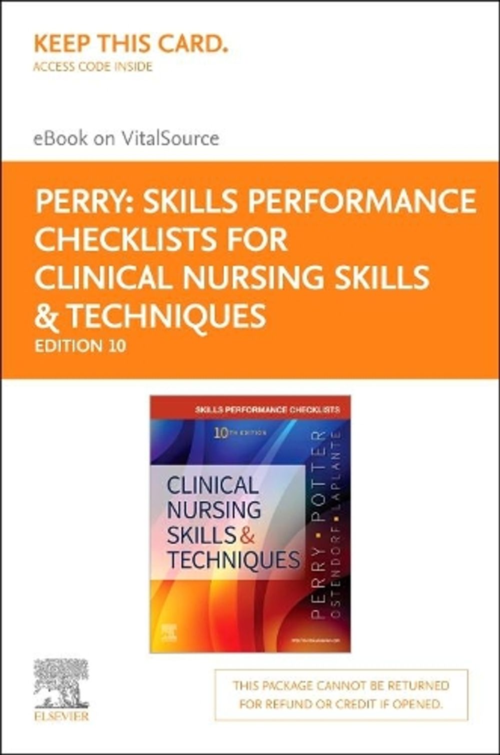 Skills Performance Checklists for Clinical Nursing Skills & Techniques ...