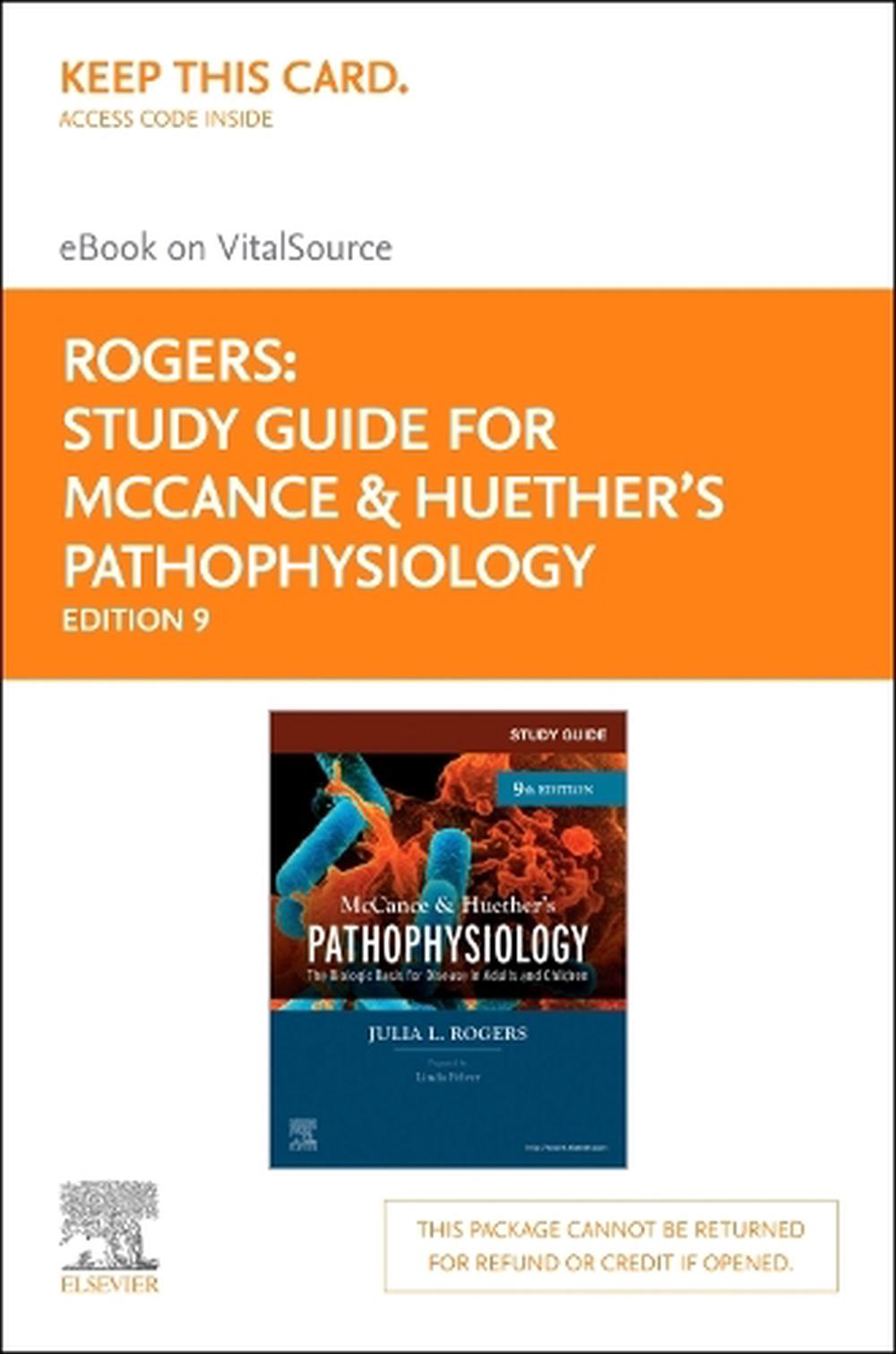 Study Guide for McCance & Huether's Pathophysiology - Elsevier eBook on Vitalsource (Retail Access Card), 9780323875011