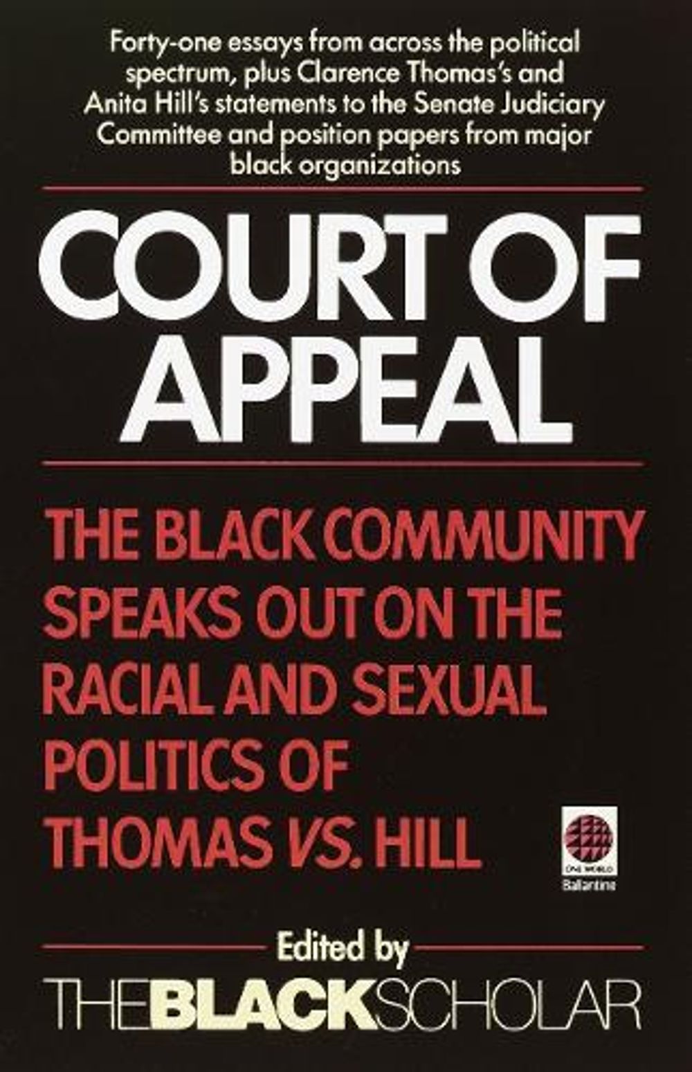 Court of Appeal by Black Scholar - ISBN: 9780345381361