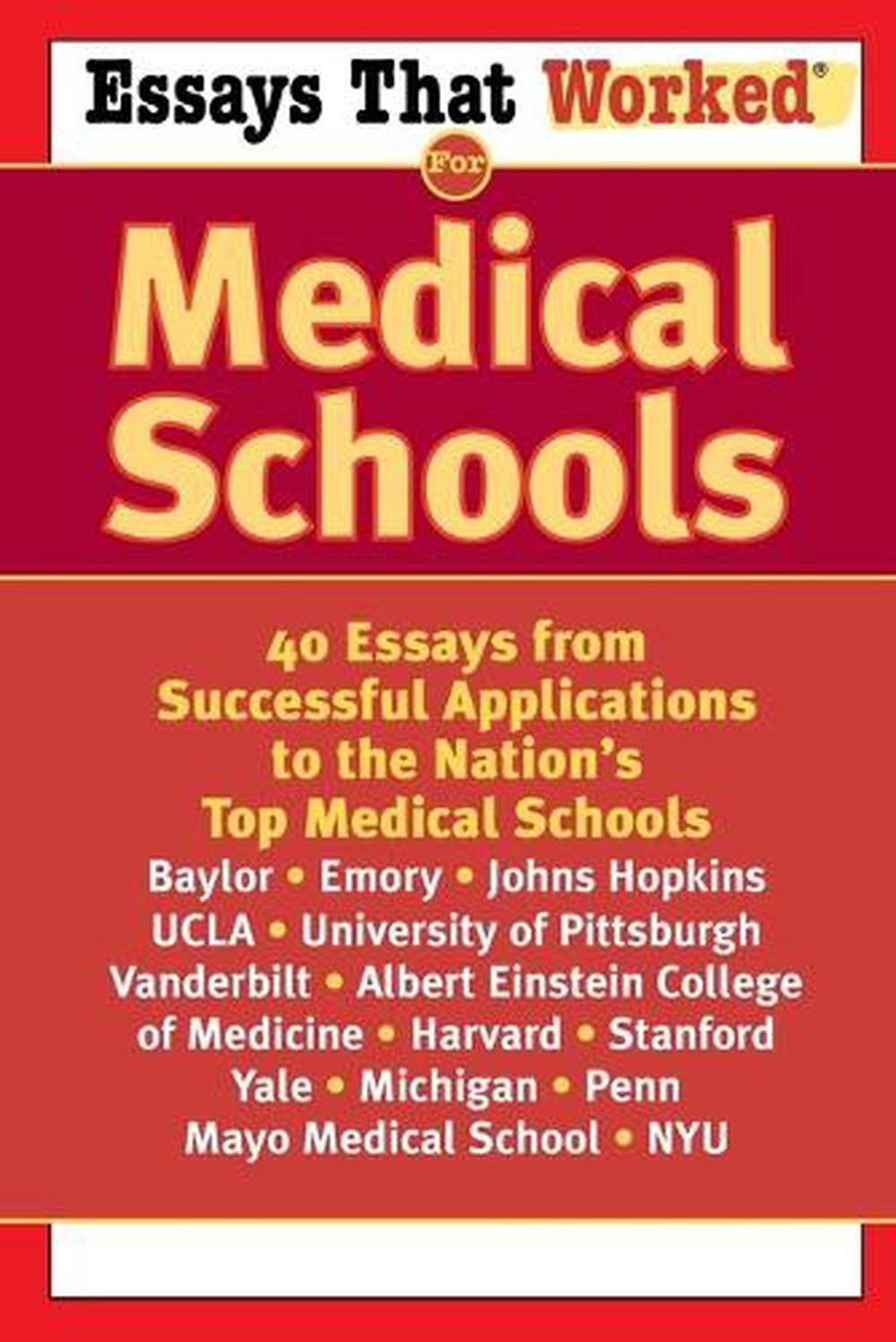 Essays that Worked for Medical Schools by Ballantine - ISBN: 9780345450449