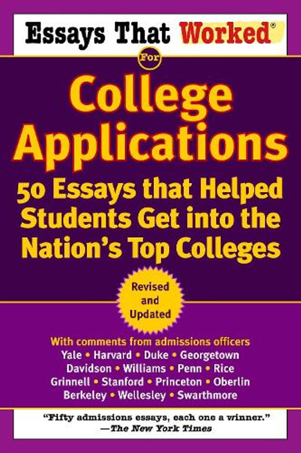 Essays that Worked for College Applications by Boykin Curry - ISBN: 9780345452177