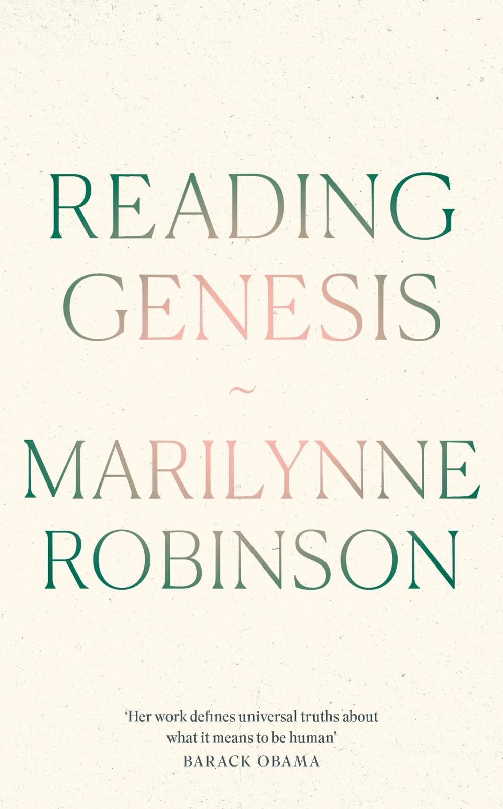 Reading Genesis by Marilynne Robinson - ISBN: 9780349018768