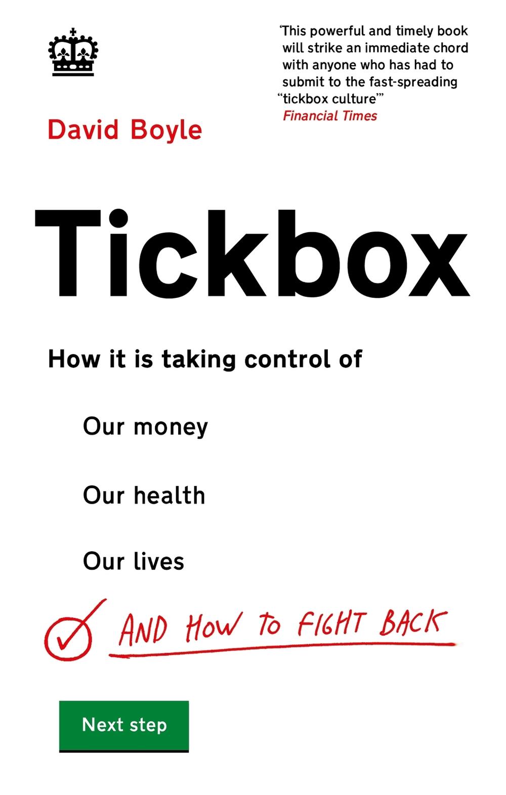 Tickbox by David Boyle - ISBN: 9780349143699
