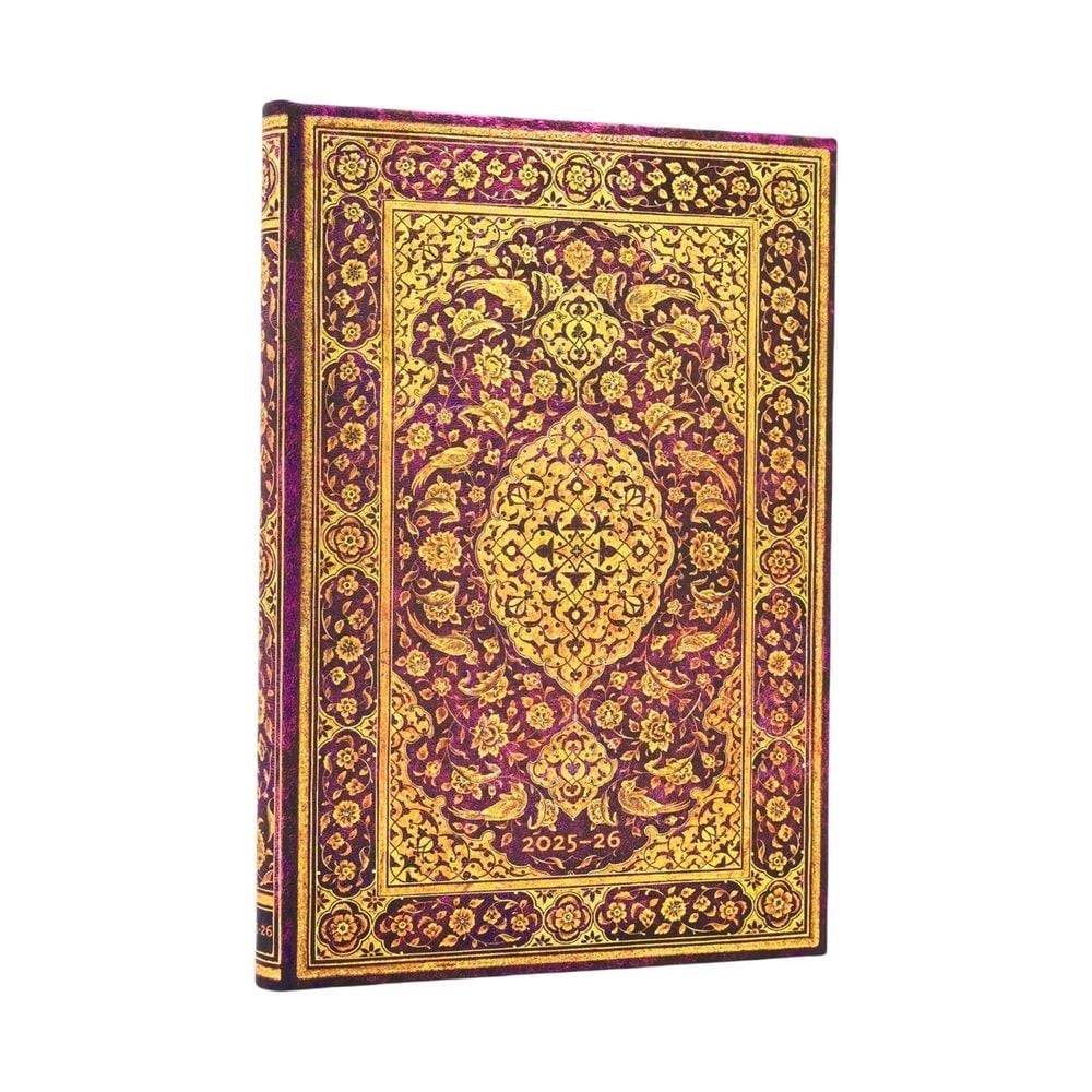 2026 The Orchard (Persian Poetry) Midi 18-month Horizontal Hardcover Flexi Dayplanner 2025-2026 (Elastic Band Closure) by Paperblanks - ISBN: 9780349707129