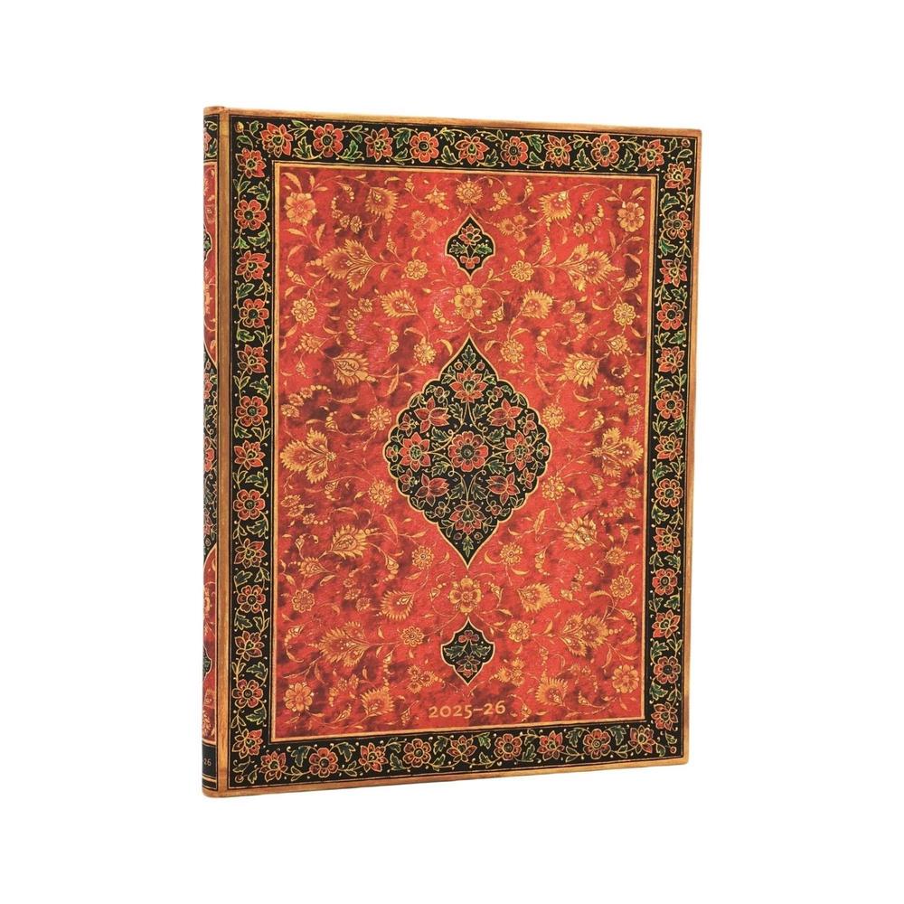 2026 Layla (Persian Poetry) Ultra 18-month Vertical Hardcover Flexi Dayplanner 2025-2026 (Elastic Band Closure) by Paperblanks - ISBN: 9780349707198