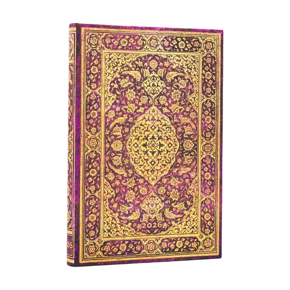 2026 The Orchard (Persian Poetry) Mini 12-month Horizontal Hardcover Flexi Dayplanner 2026 (Elastic Band Closure) by Paperblanks - ISBN: 9780349707341