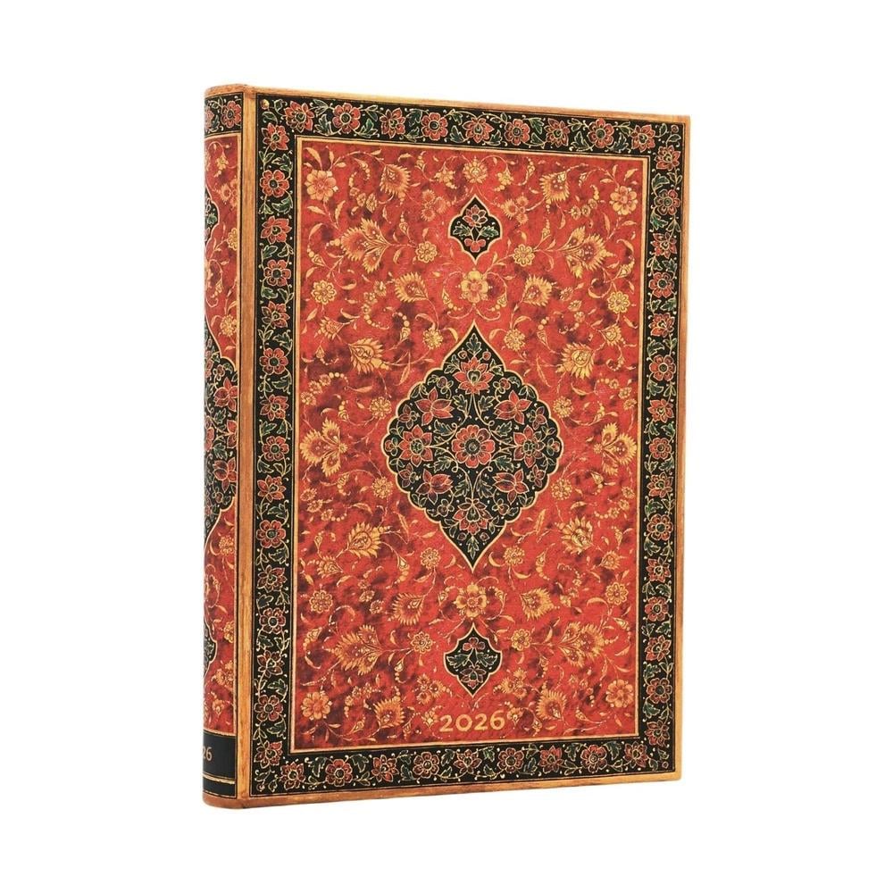 2026 Layla (Persian Poetry) Midi 12-month Day-at-a-Time Hardcover Flexi Dayplanner 2026 (Elastic Band Closure) by Paperblanks - ISBN: 9780349707532