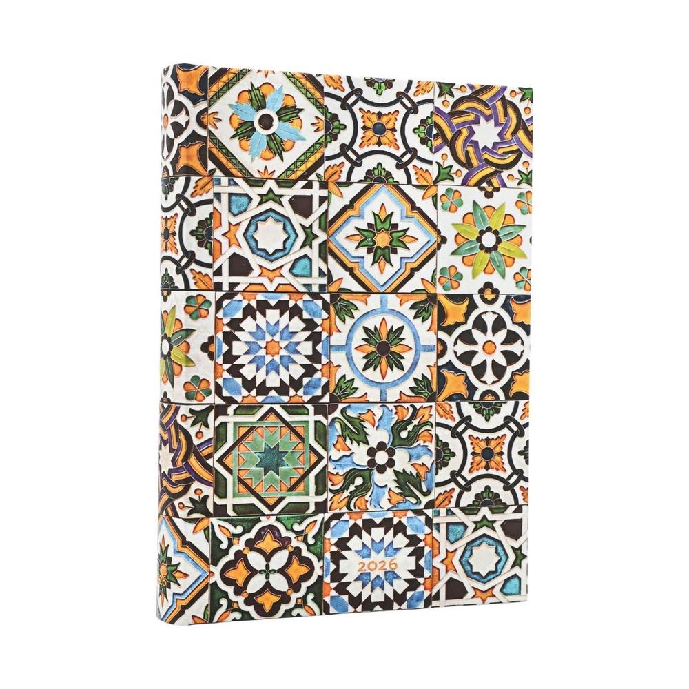 2026 Porto (Portuguese Tiles) Day-at-a-Time Hardcover Flexi Dayplanner 2026 (Elastic Band Closure) by Paperblanks - ISBN: 9780349707549