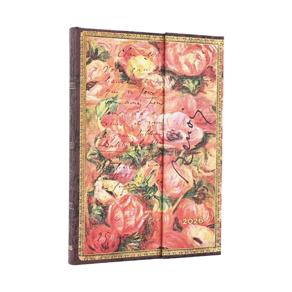 2026 Renoir, Letter to Morisot (1892) (Embellished Manuscripts Collection) Midi 12-month Vertical Hardcover Flexi Dayplanner 2026 Renoir, Letter to Morisot (1892 (Wrap Closure) by Paperblanks - ISBN: 9780349707716