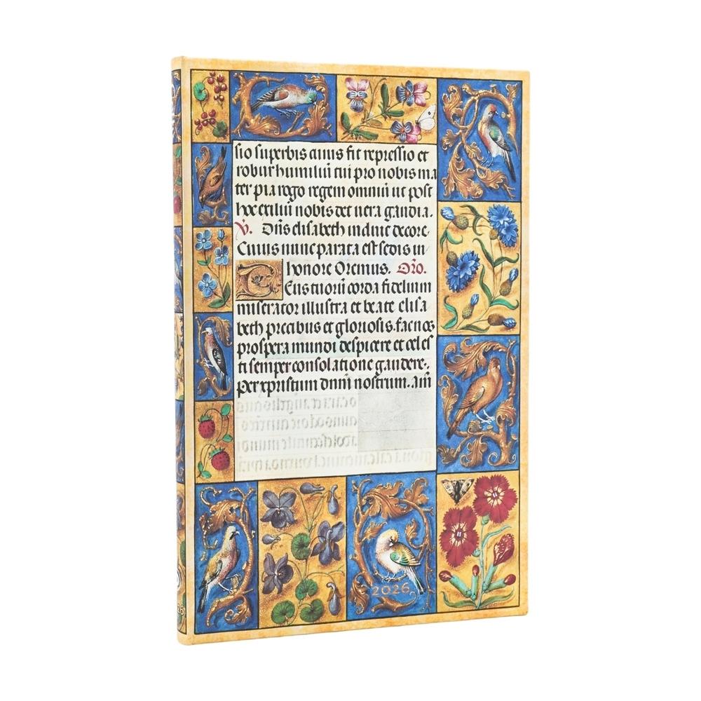 2026 Spinola Hours (Ancient Illumination) Maxi 12-month Vertical Hardcover Flexi Dayplanner 2026 (Elastic Band Closure) by Paperblanks - ISBN: 9780349707945