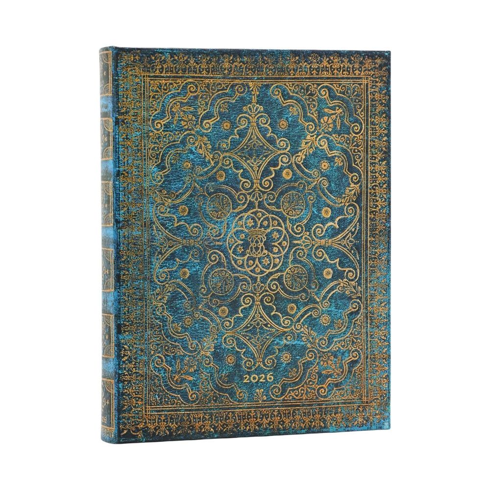 2026 Azure (Equinoxe) Ultra 12-month Day-at-a-Time Hardcover Flexi Dayplanner 2026 (Elastic Band Closure) by Paperblanks - ISBN: 9780349707952