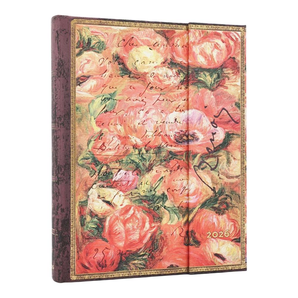 2026 Renoir, Letter to Morisot (1892) (Embellished Manuscripts Collection) Ultra 12-month Day-at-a-Time Hardcover Flexi Dayplanner 2026 Renoir, Letter to Morisot (1892 (Wrap Closure) by Paperblanks - ISBN: 9780349707976