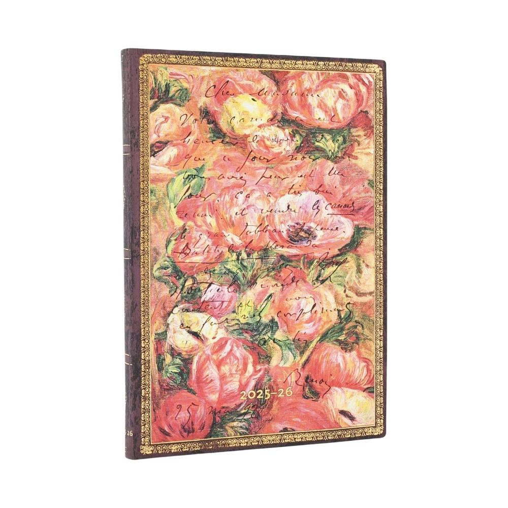 2026 Renoir, Letter to Morisot (1892) (Embellished Manuscripts Collection) Midi 18-month Horizontal Softcover Flexi Dayplanner 2025-2026 Renoir, Letter to Morisot (1892 (Elastic Band Closure) by Paperblanks - ISBN: 9780349708225