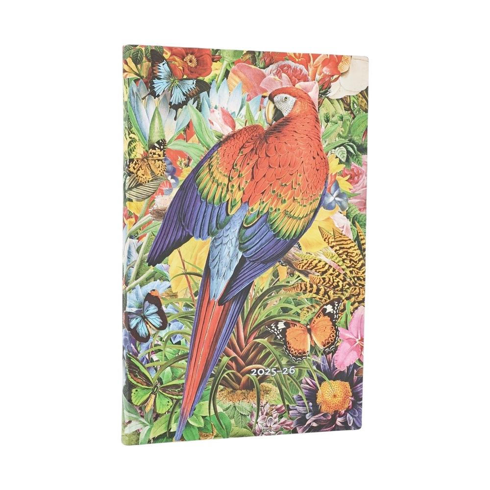 2026 Tropical Garden (Nature Montages) Maxi 18-month Vertical Softcover Flexi Dayplanner 2025-2026 (Elastic Band Closure) by Paperblanks - ISBN: 9780349708263