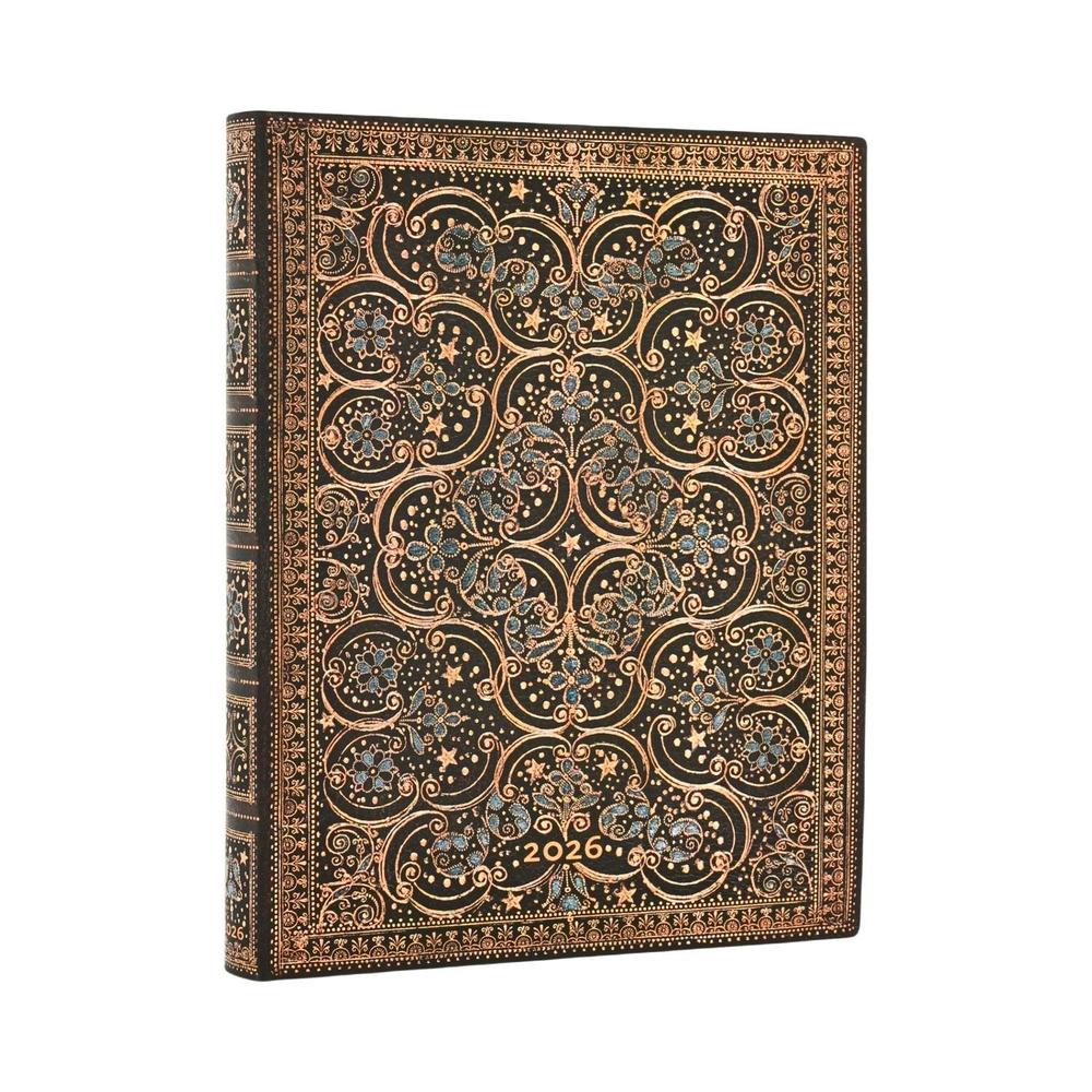 2026 Restoration (The Queen’s Binding) Ultra 12-month Day-at-a-Time Softcover Flexi Dayplanner 2026 (Elastic Band Closure) by Paperblanks - ISBN: 9780349708546