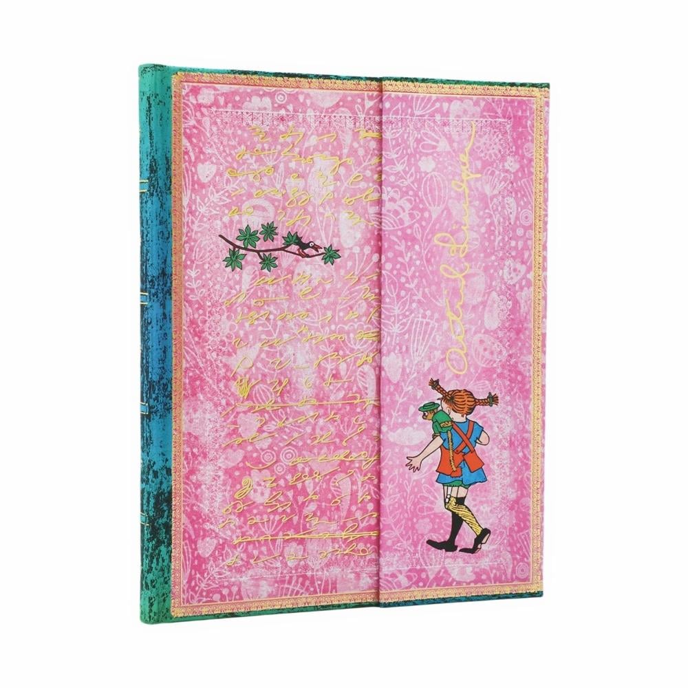 Astrid Lindgren, Pippi Longstocking (Embellished Manuscripts Collection) Ultra Lined Hardcover Journal (Wrap Closure) by Paperblanks - ISBN: 9780349713250
