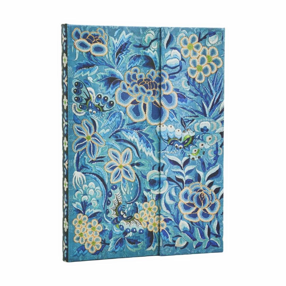 Blue Willow (Celebrate Hanfu) Midi Address Book (Wrap Closure) by Paperblanks - ISBN: 9780349713533