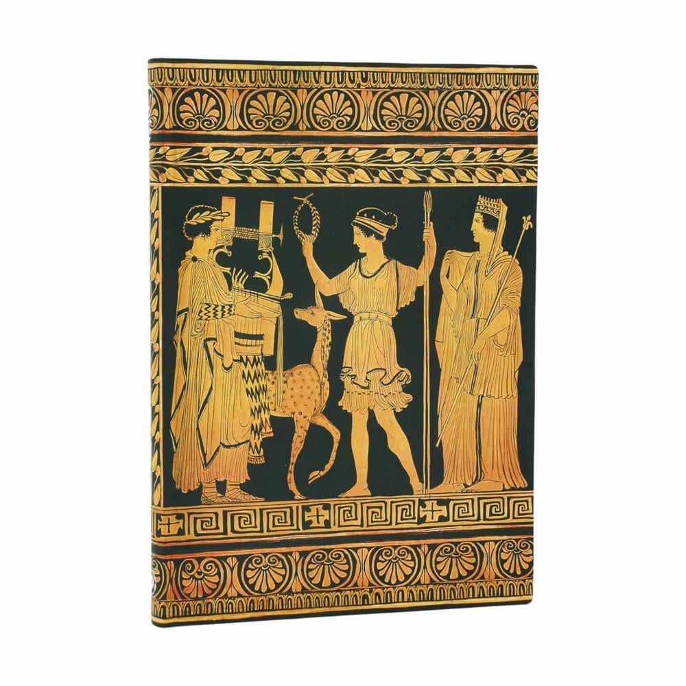 Gathering of Deities (Ancient Greek Pottery) Midi Lined Softcover Journal (Elastic Band Closure) by Paperblanks - ISBN: 9780349713564