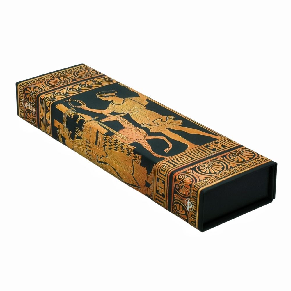 Gathering of Deities (Ancient Greek Pottery) Pencil Case (Wrap Closure) by Paperblanks - ISBN: 9780349713762