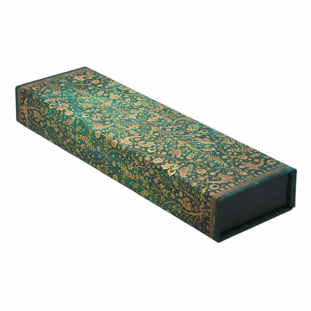 Emerald Flower (Nature’s Grace) Pencil Case (Wrap Closure) by Paperblanks - ISBN: 9780349713786