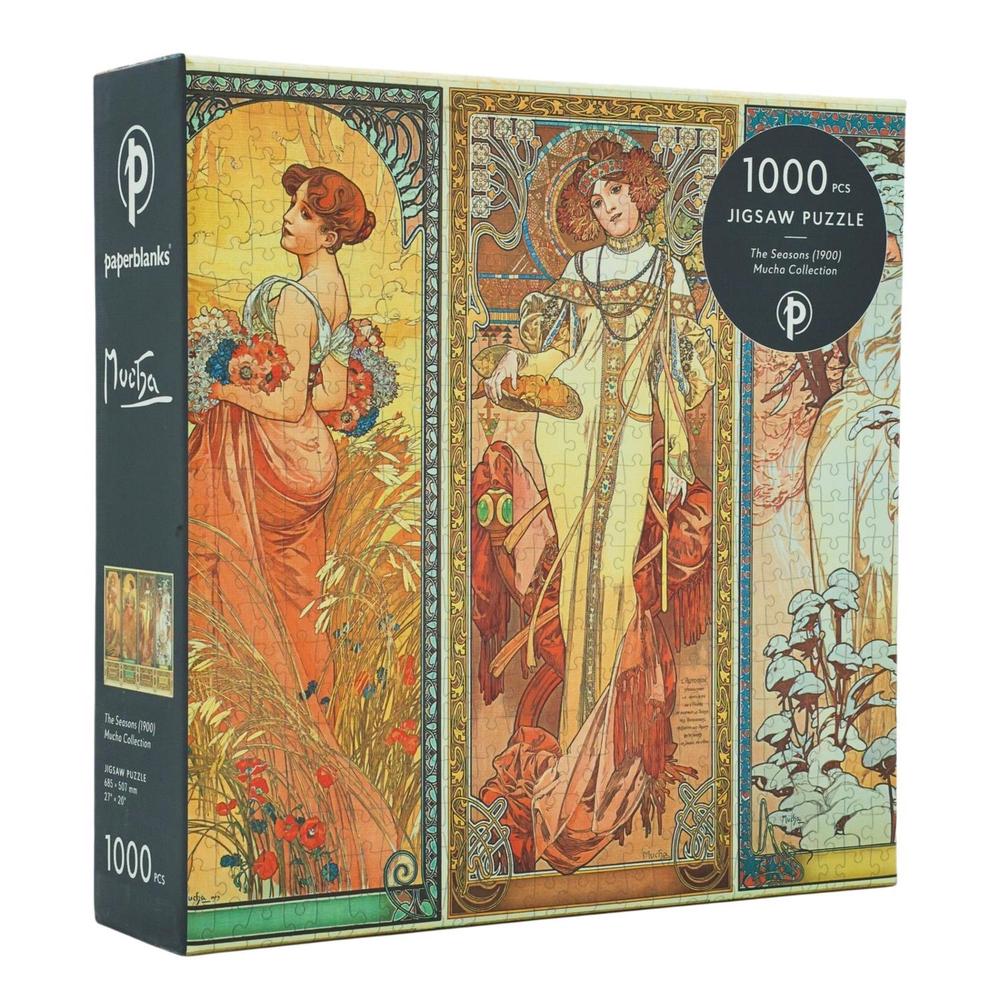 The Seasons (1900) (Mucha Collection) 1000 Piece Jigsaw Puzzle, 9780349713984
