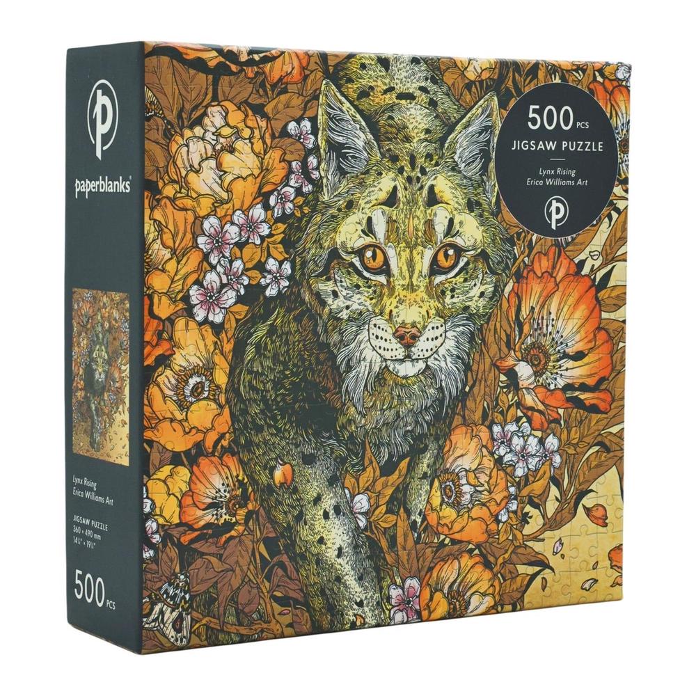 Lynx Rising (Erica Williams Art) 500 Piece Jigsaw Puzzle, 9780349713991