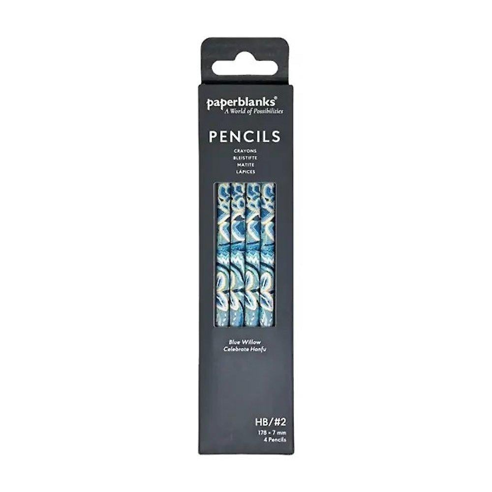 Blue Willow (Celebrate Hanfu) Pencil (4 Pack) by Paperblanks - ISBN: 9780349714189