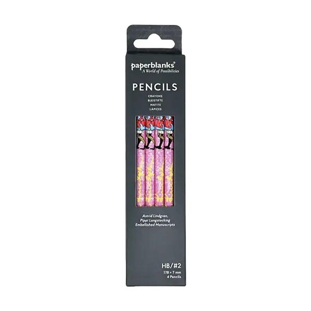 Astrid Lindgren, Pippi Longstocking (Embellished Manuscripts Collection) Pencil (4 Pack) by Paperblanks - ISBN: 9780349714196