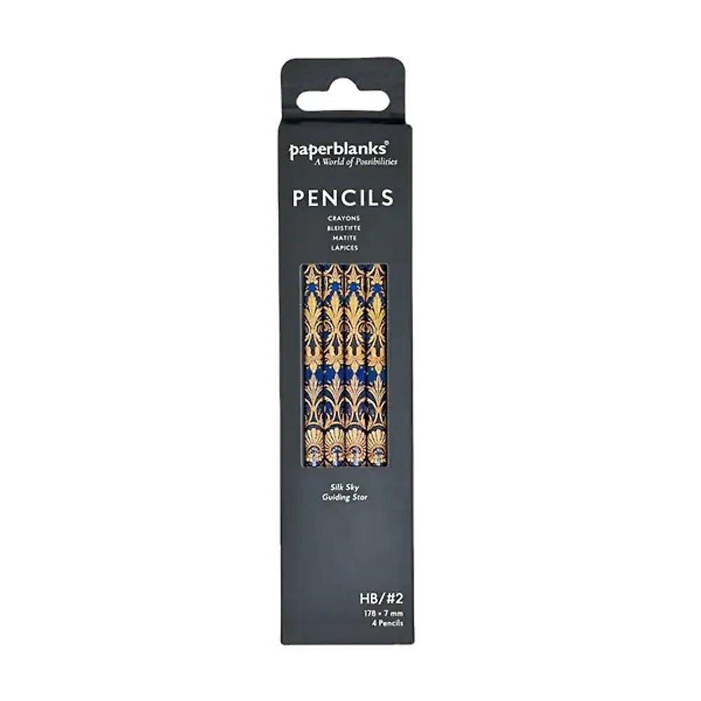 Silk Sky (Guiding Star) Pencil (4 Pack) by Paperblanks - ISBN: 9780349714226