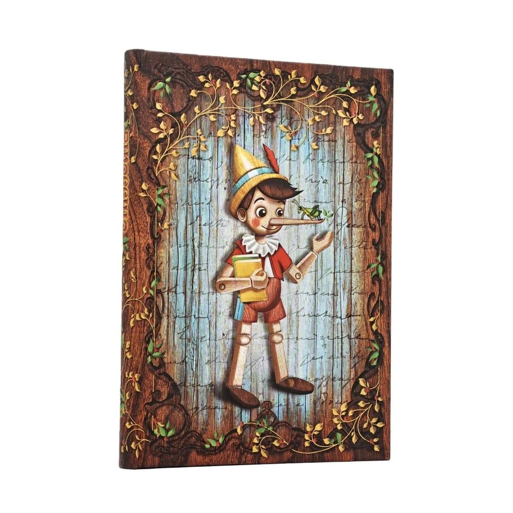 Carlo Collodi, Pinocchio (Fairy Tale Collection) Midi Lined Hardcover Journal (Elastic Band Closure) by Paperblanks - ISBN: 9780349715285