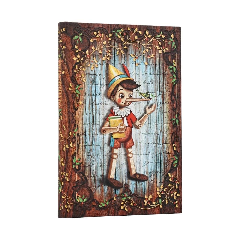 Carlo Collodi, Pinocchio (Fairy Tale Collection) Mini Lined Hardcover Journal (Elastic Band Closure) by Paperblanks - ISBN: 9780349715308