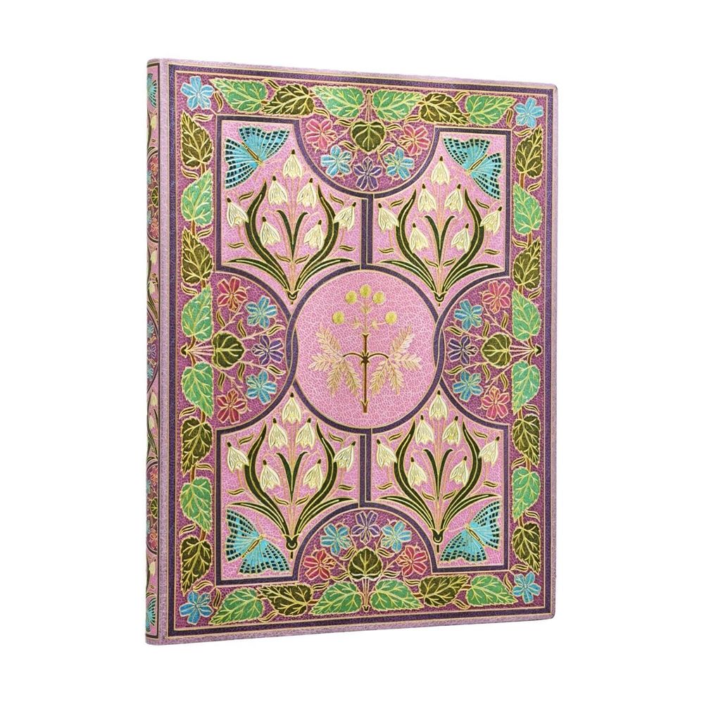 Mimosa (Poetry in Bloom) Ultra Lined Softcover Journal (Elastic Band Closure) by Paperblanks - ISBN: 9780349715544