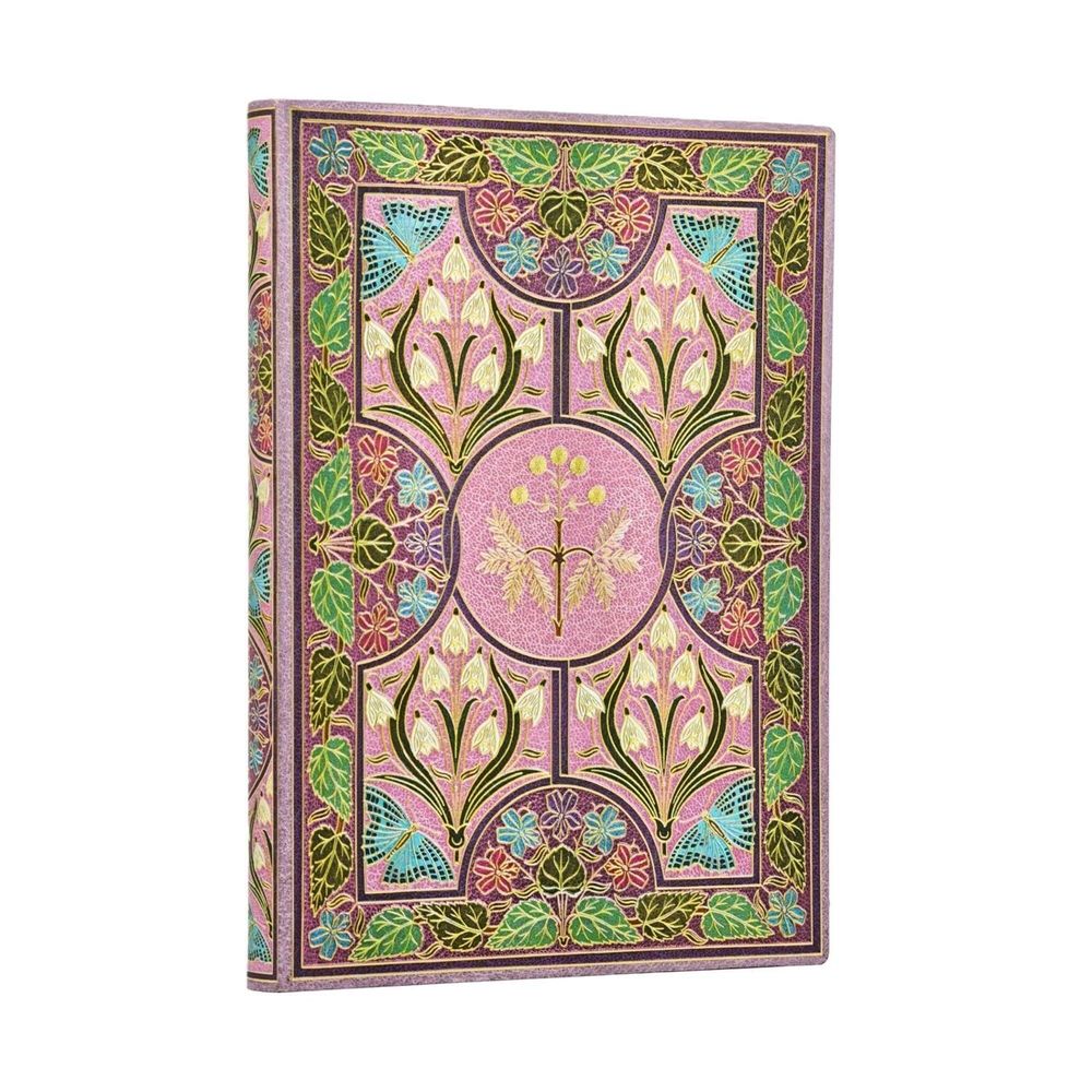 Mimosa (Poetry in Bloom) Midi Unlined Softcover Journal (Elastic Band Closure) by Paperblanks - ISBN: 9780349715575