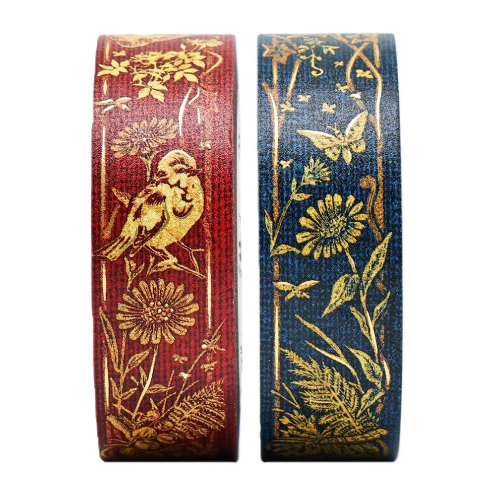 Les Papillons/Les Oiseaux (Washi Tape Mixed Pack) by Paperblanks - ISBN: 9780349715834