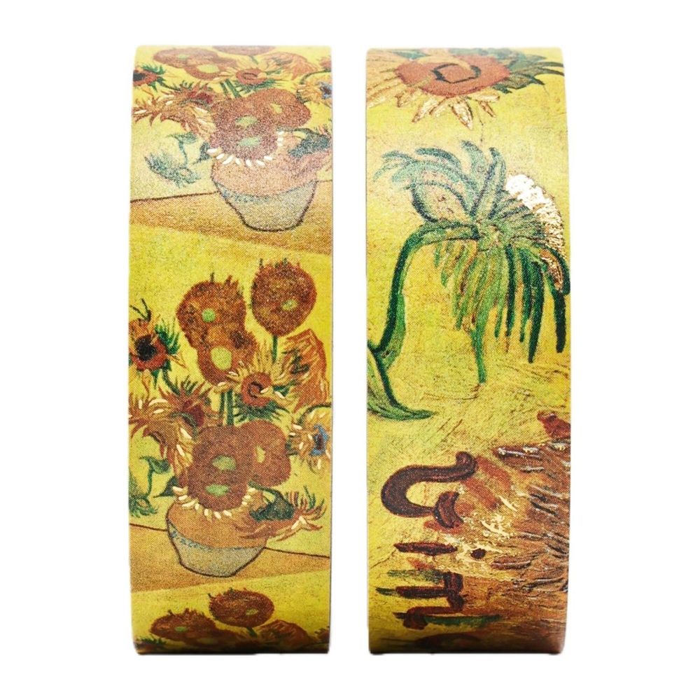 Van Gogh, Sunflowers (Washi Tape Mixed Pack) by Paperblanks - ISBN: 9780349715841