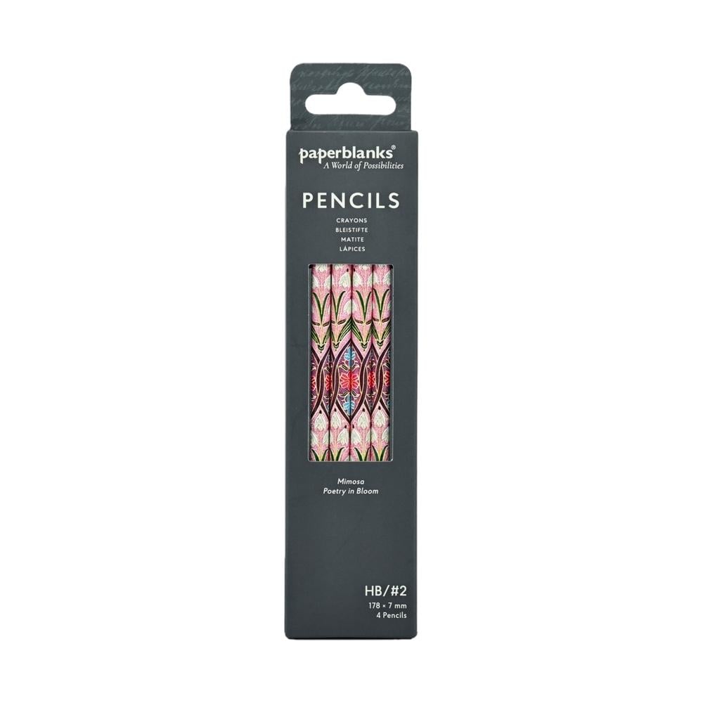 Mimosa (Poetry in Bloom) Pencil (4 Pack) by Paperblanks - ISBN: 9780349715971