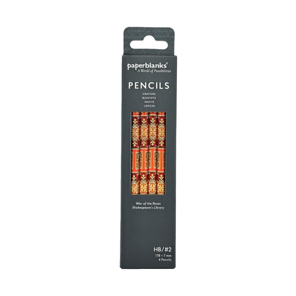 War of the Roses (Shakespeare’s Library) Pencil (4 Pack) by Paperblanks - ISBN: 9780349715995